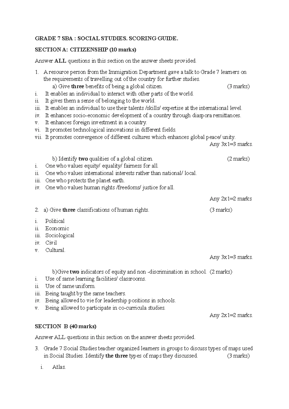Introduction to Law Governance Revision Kit Course Code
