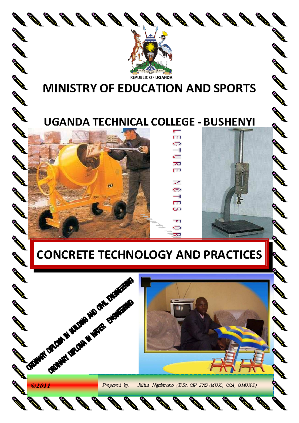 Concrete Technology Lecture Notes - Ordinary Diploma in Civil ...