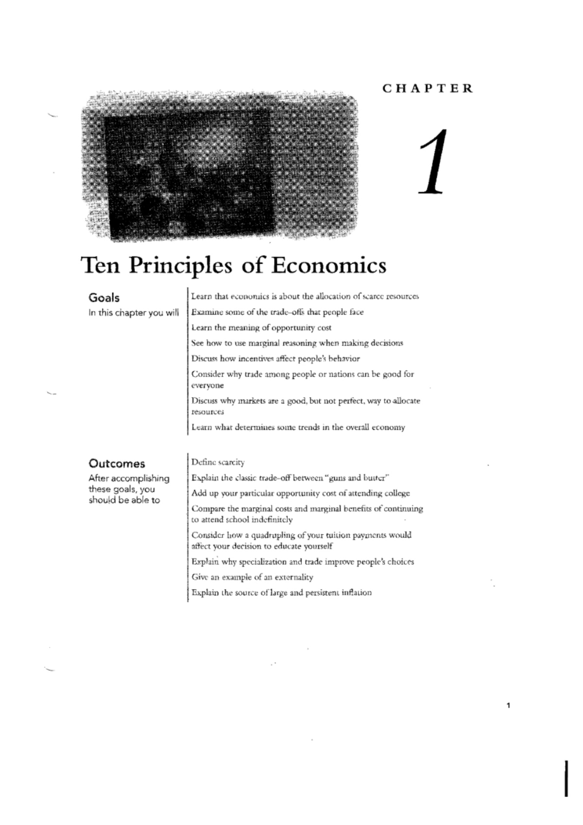 CHAPTER 1-3 Study Guide: Principles of Economics (ECO 101) - Studocu