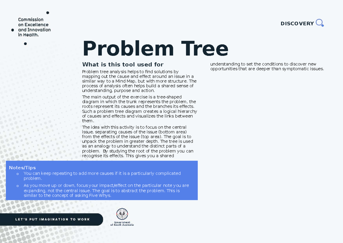 PLC2 - Masterfile CEIH: Problem Tree Analysis Guide - Studocu