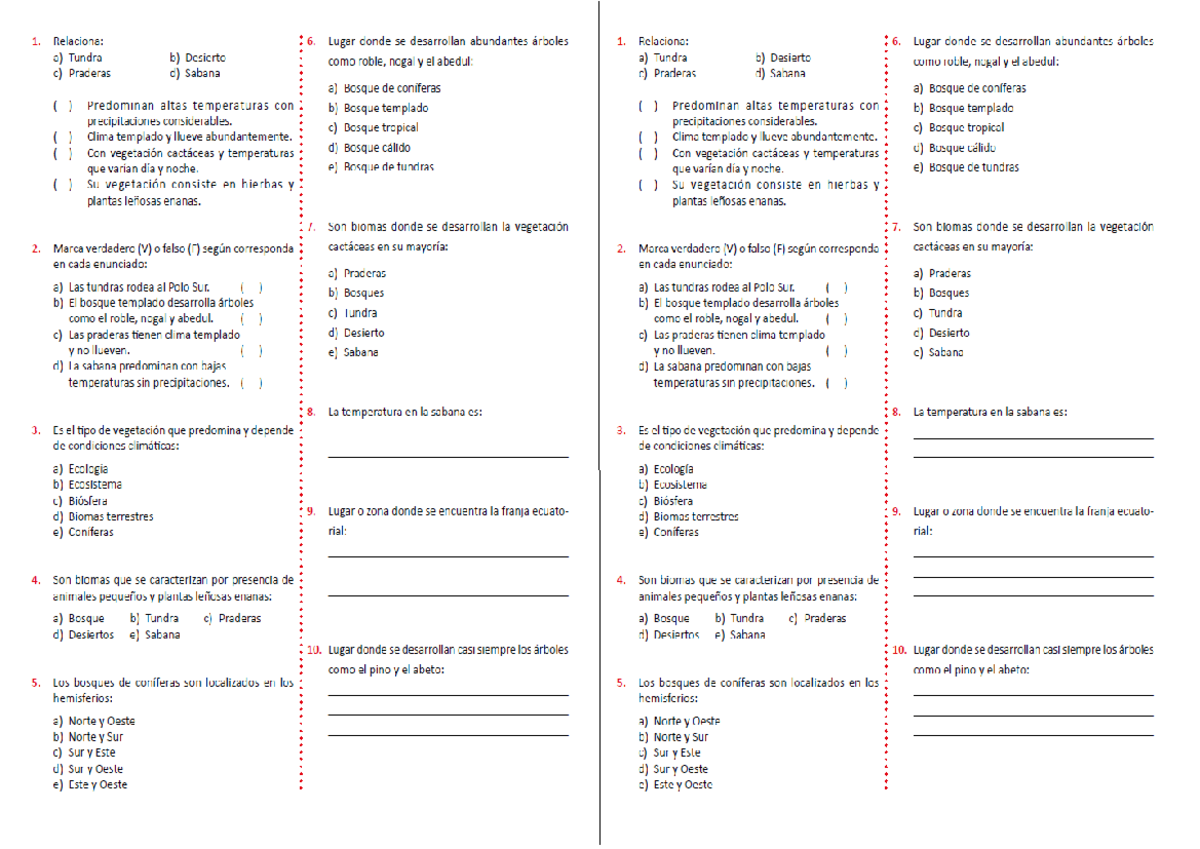 Actividad 2: Biomas y Climas - BIO 101 - Studocu