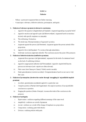 Philosophy PHIL 101: Analyzing Logical Fallacies & Reasoning Techniques ...