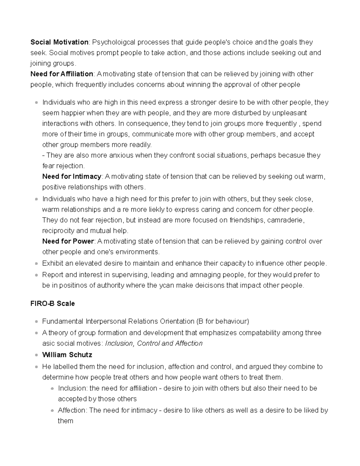 4.1c Social Motivation: Understanding Psychological Processes in Group ...