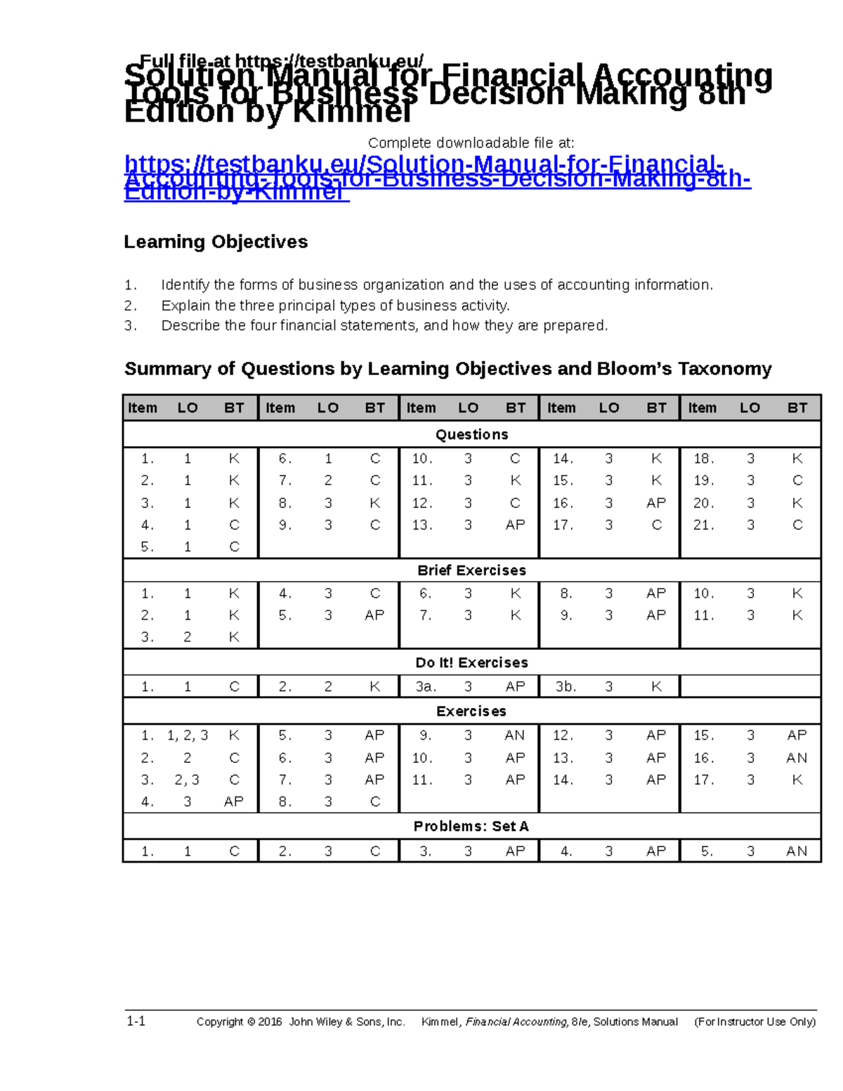 Solution Manual for Financial Accounting - Full file at testbanku ...