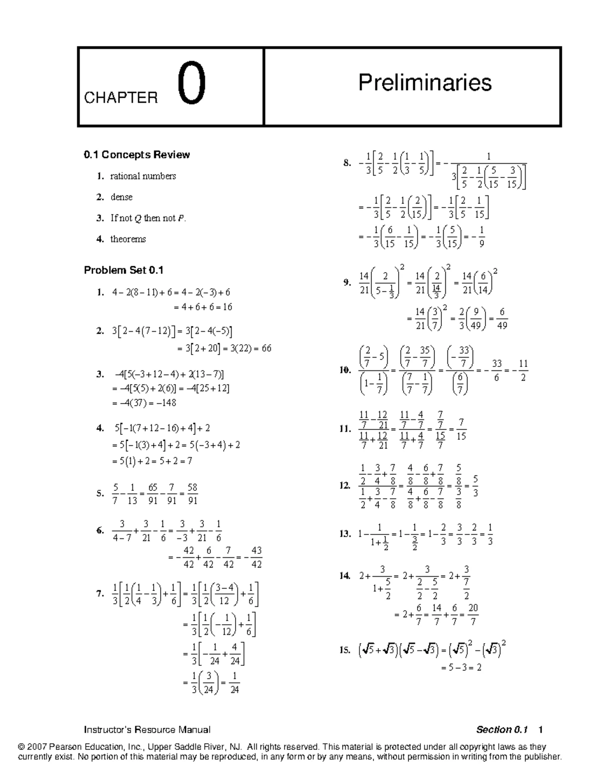 Solution Manual - Calculus 8th Edition Varberg, Purcell, Rigdon Ch10 ...