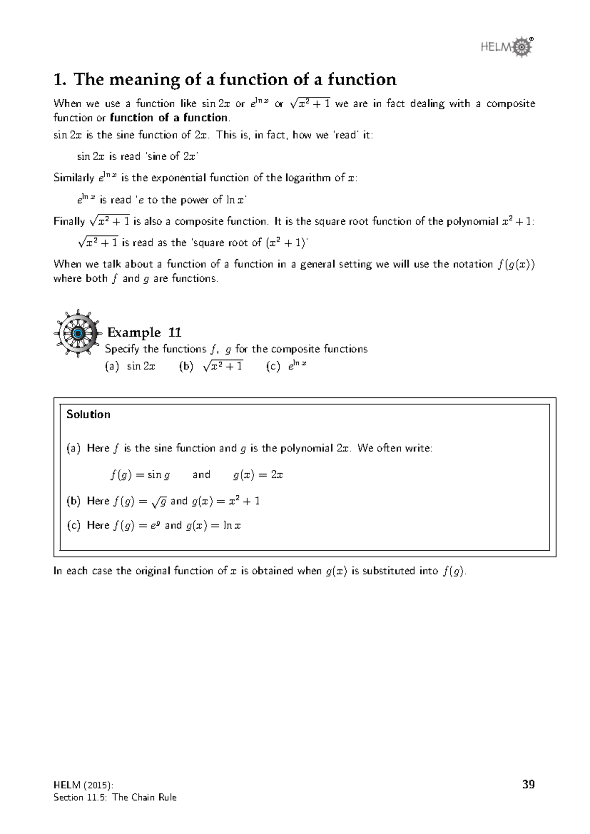 Chain Rule in Thermodynamics: Understanding Functions of Functions ...