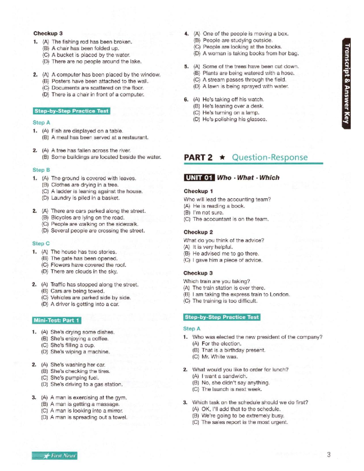 Checkup 3 Practice Test: Understanding Contextual Clues - Studocu
