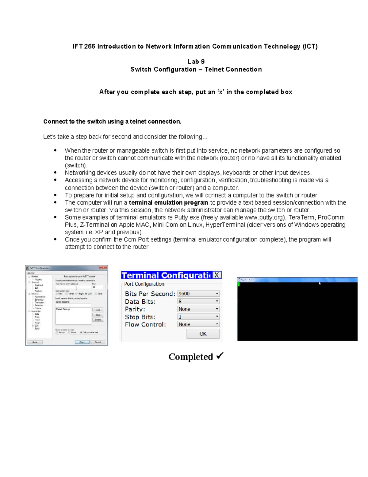 IFT 266 Lab 3: Exploring Packet Tracer's Physical Workspace - Studocu