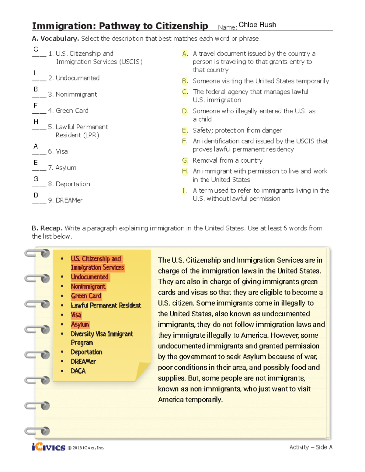 Kami Export - Chloe RUSH - Immigration Pathway to Citizenship ...