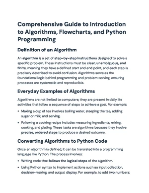 Python Programming - Study Notes & Assignments - Studocu