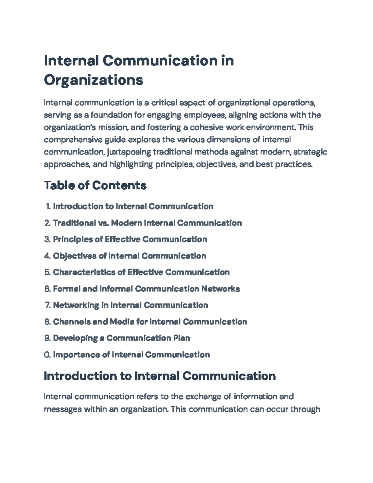 Internal Communication Strategies: Best Practices and Principles Guide ...
