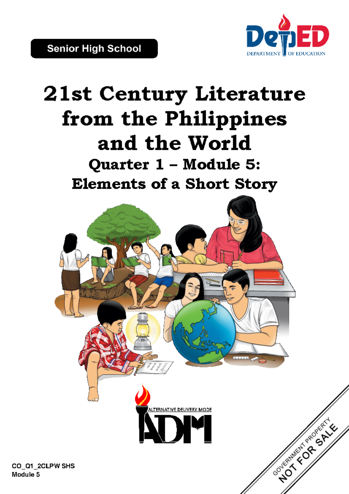 2CLPW Q1 Module 5: Exploring Elements of a Short Story - Studocu
