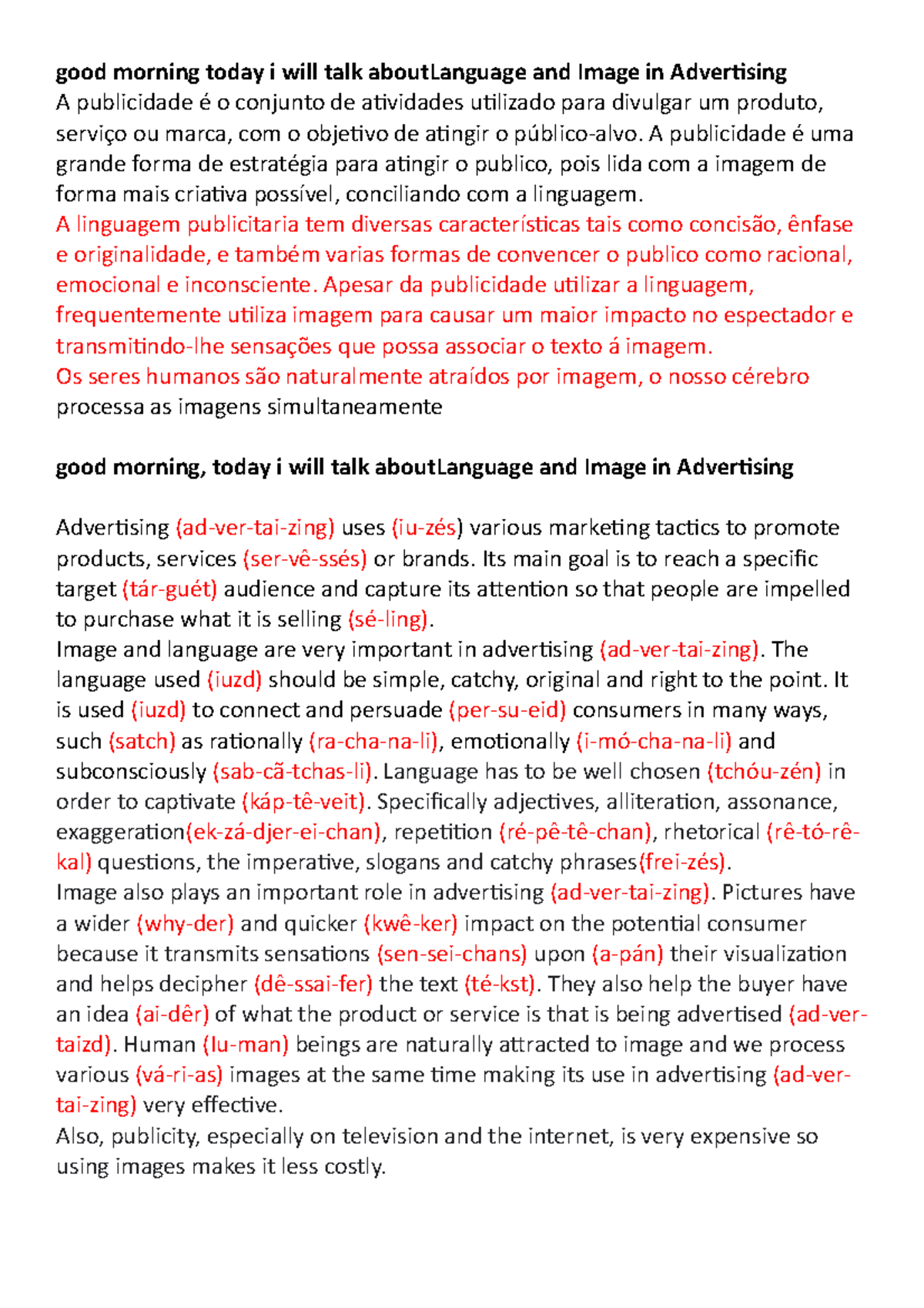 Language and Image in Advertising: A Deep Dive into Techniques - Studocu