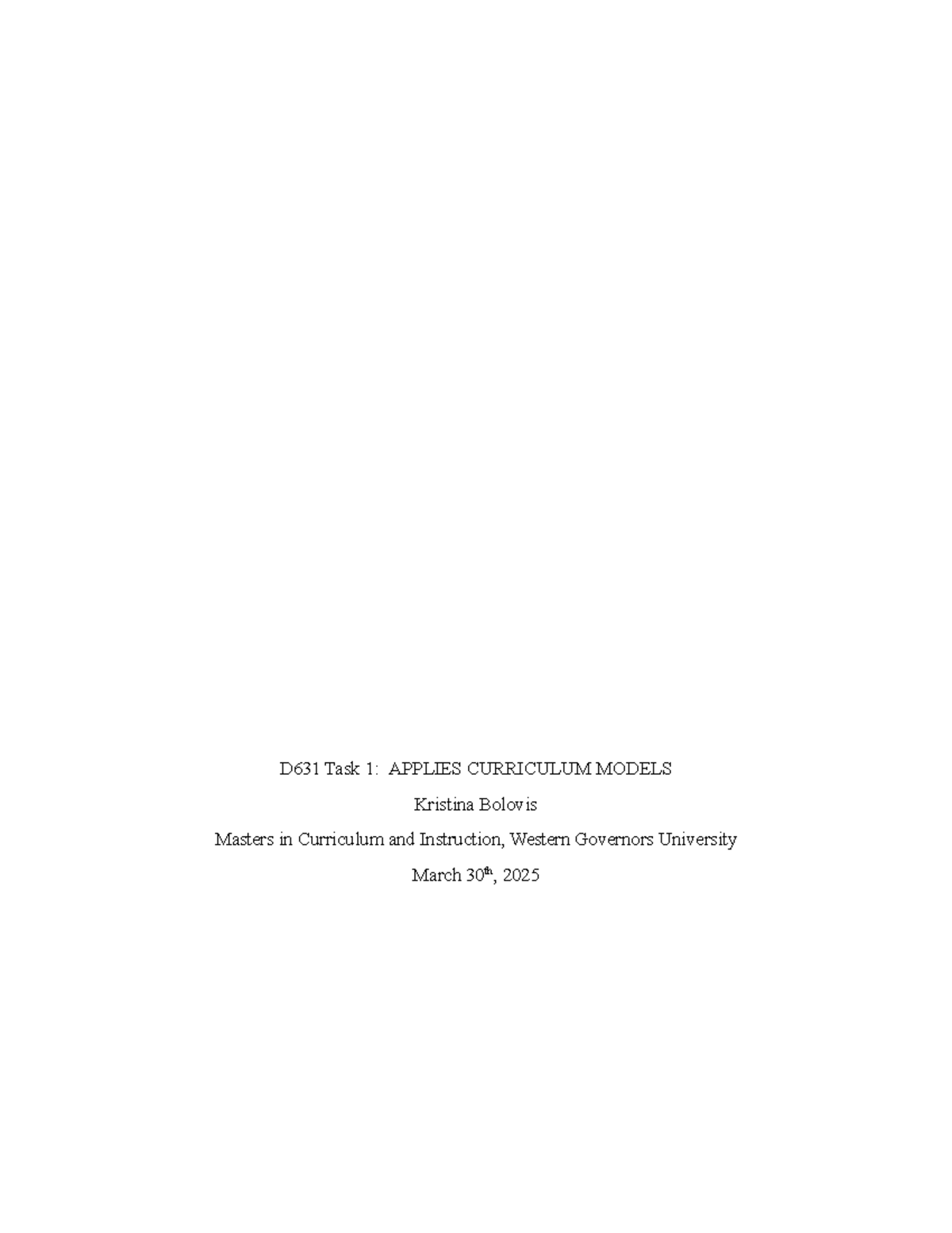 D631 Task 1: New curriculum proposal for preschool phonemic awareness ...