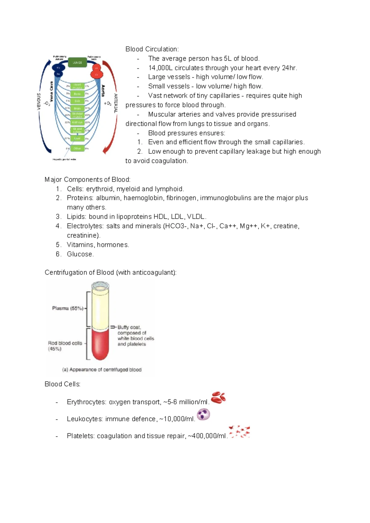 B Iosci 107 Blood and Immune Lecture Notes - Lecture 20 - Introduction ...