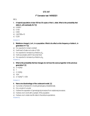 GTS 367 Tutorial 1 - TUT1 WORKSHEET - © GTS367 University of Pretoria ...