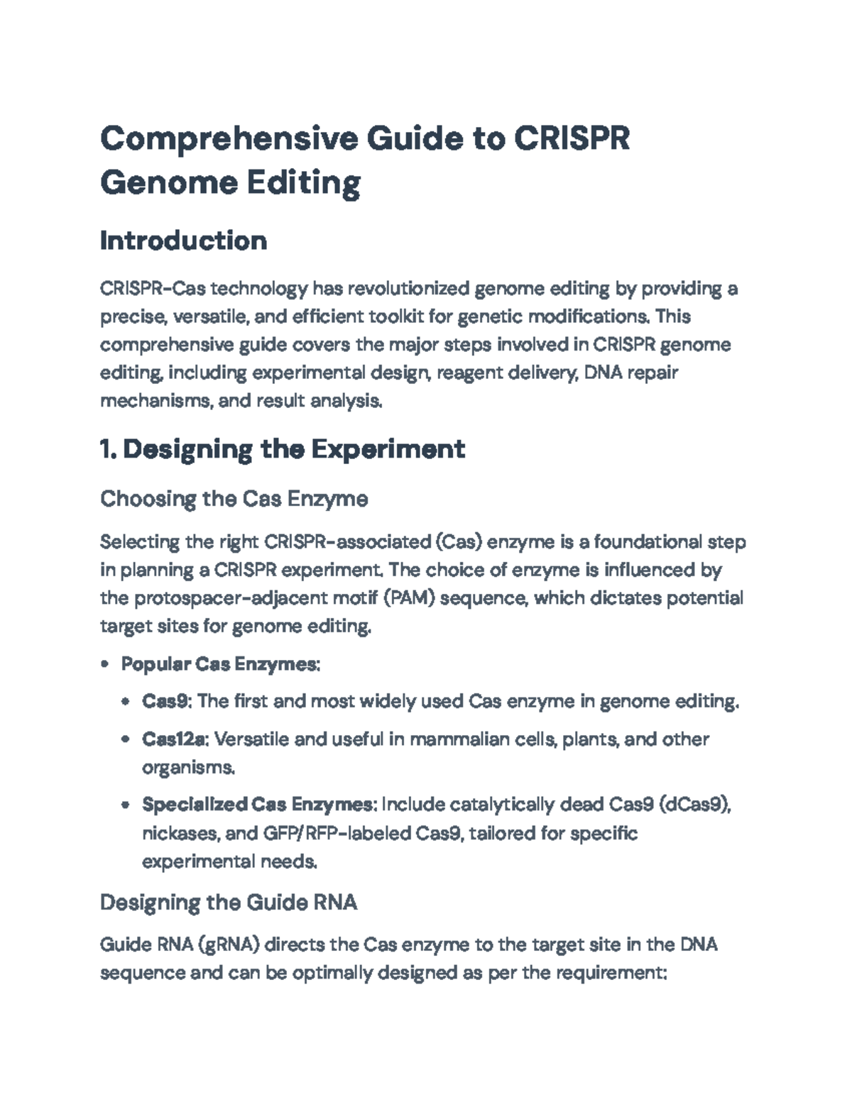 Comprehensive Guide to CRISPR Genome Editing Techniques (BIO 2023 ...