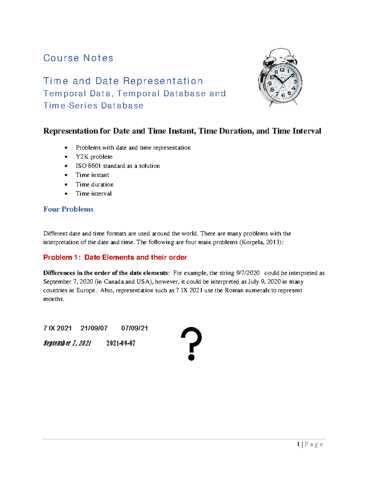 Time representation and ISO 8601 standard - Course Notes Time and Date ...
