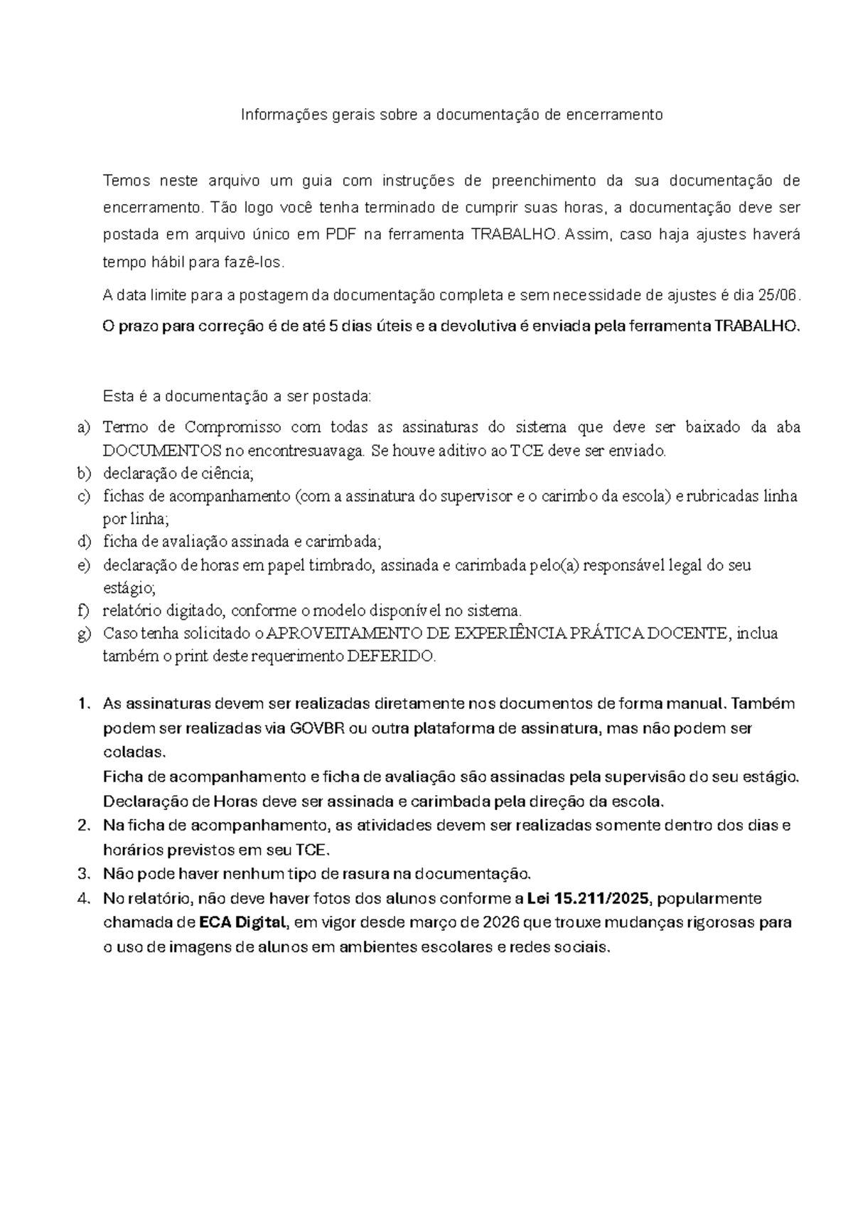 Modelo de Documentação para Estágio em Gestão Escolar - DGT 3041 - Studocu