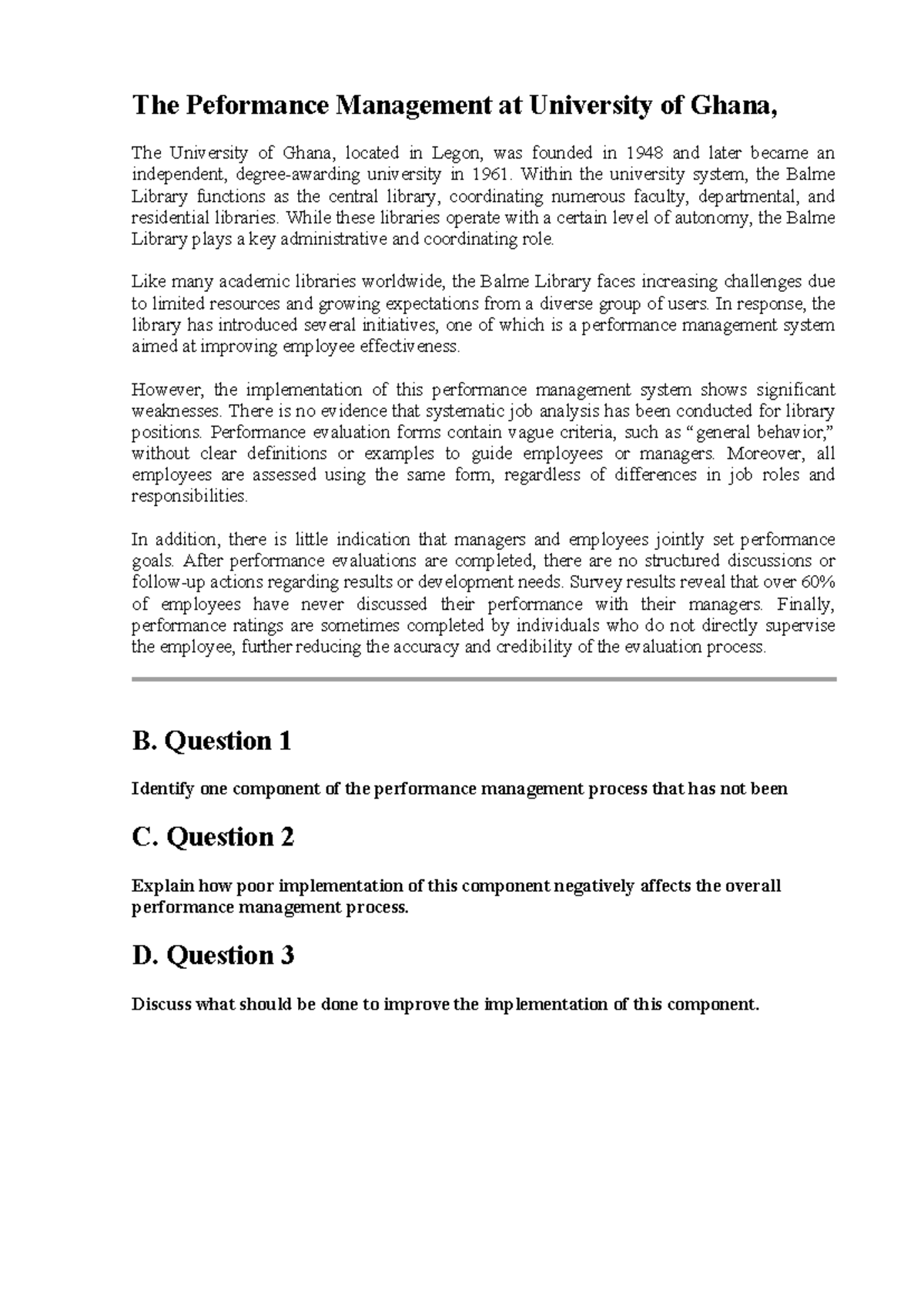 Chapter 2 - Case Study: Performance Management at University of Ghana ...
