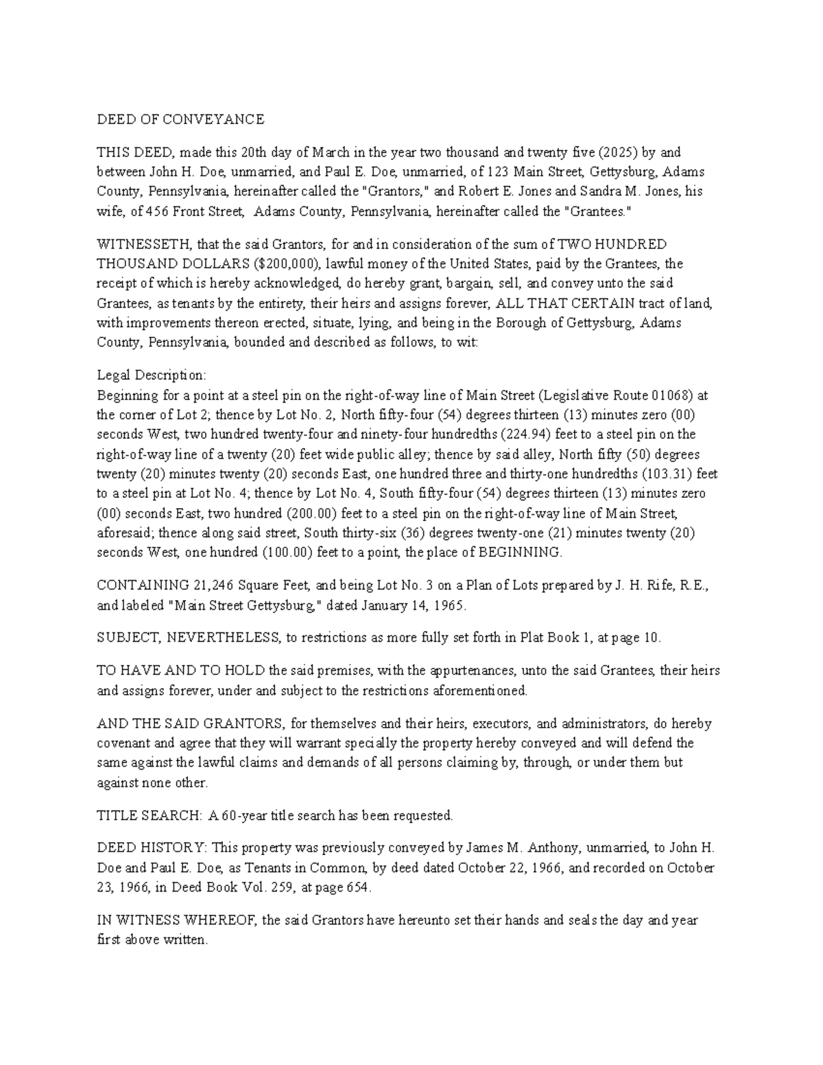Unit 4 Midterm Deed of Conveyance Notes - Studocu