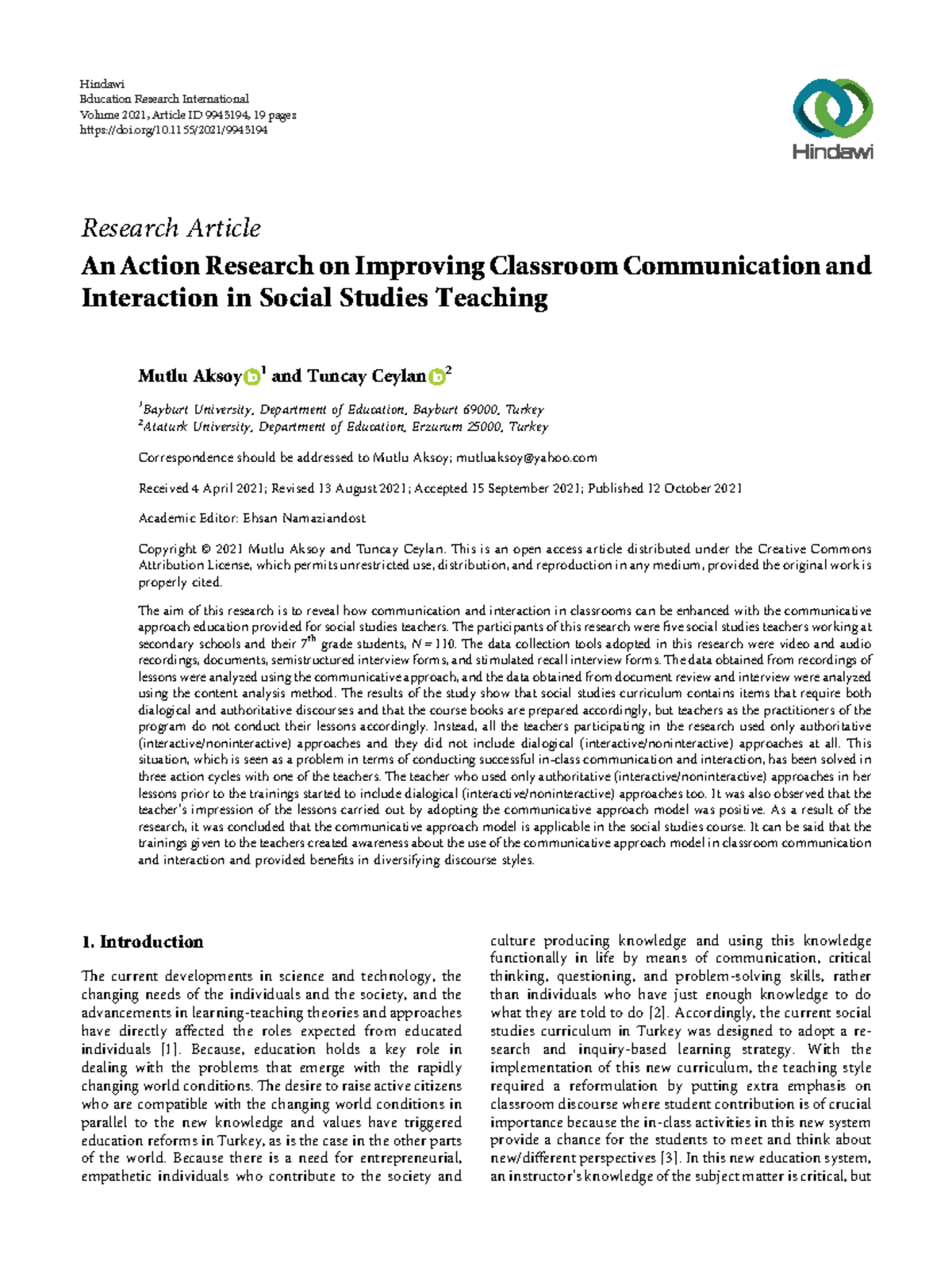 Action- Research-1 EDUC412 - Research Article An Action Research on ...