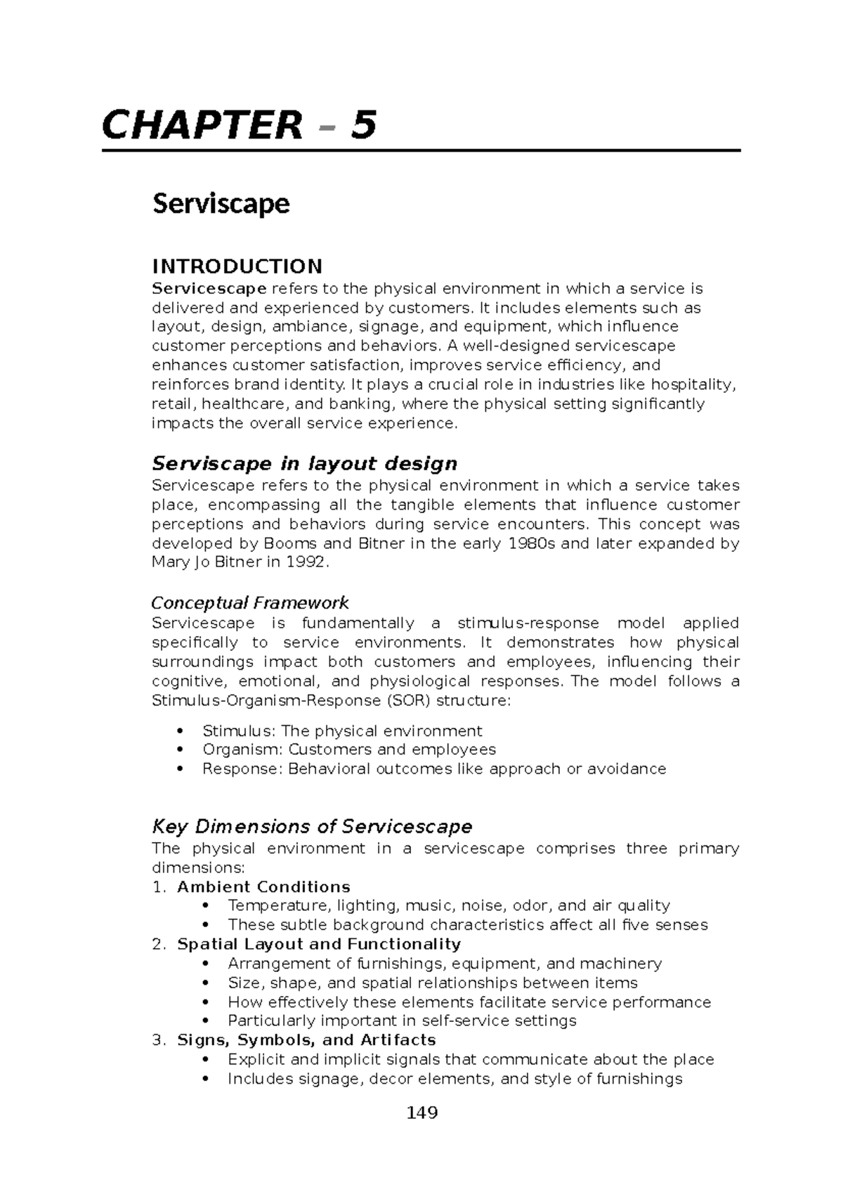 SSOM CAT 2: Servicescape and Its Impact on Service Quality and Demand ...