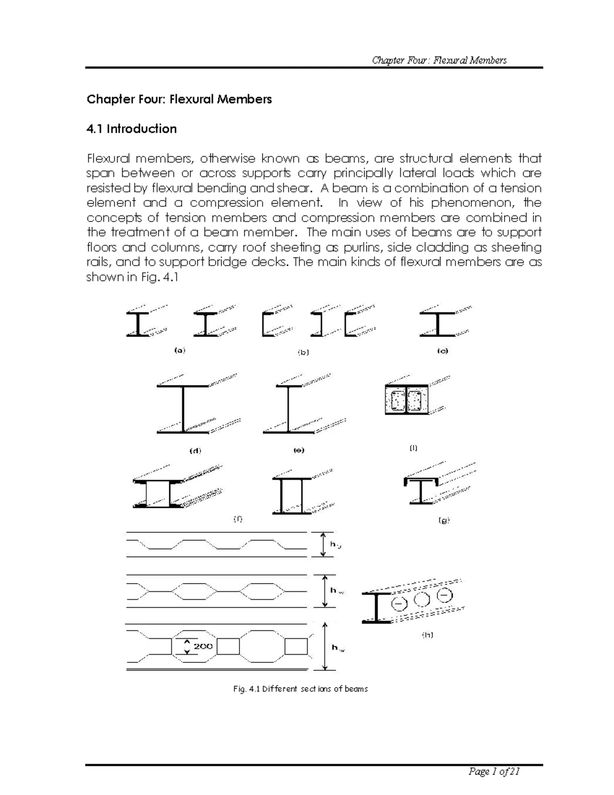 Chapter 4: Structural Columns - Design and Classification - Studocu