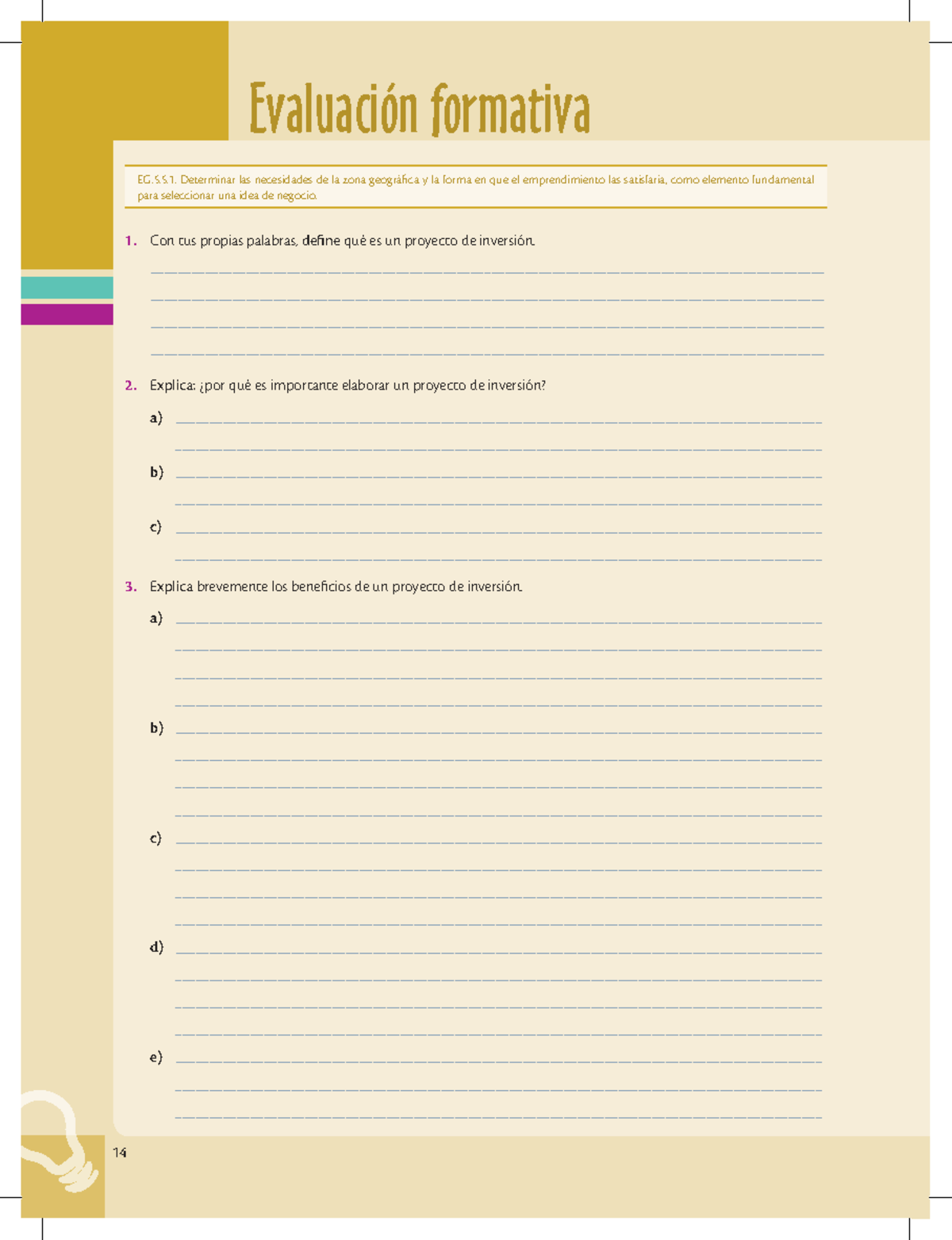 EMP.GEST. 3RO. Actividades de Emprendimiento y Proyectos de Inversión ...