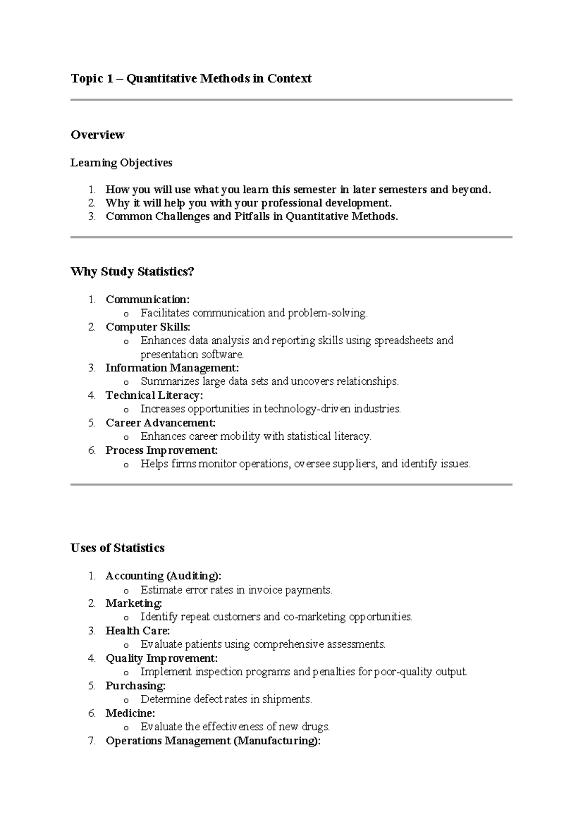 Quantitative Methods (M) (UAC) Semester 1, 2025 Major Project Guide ...