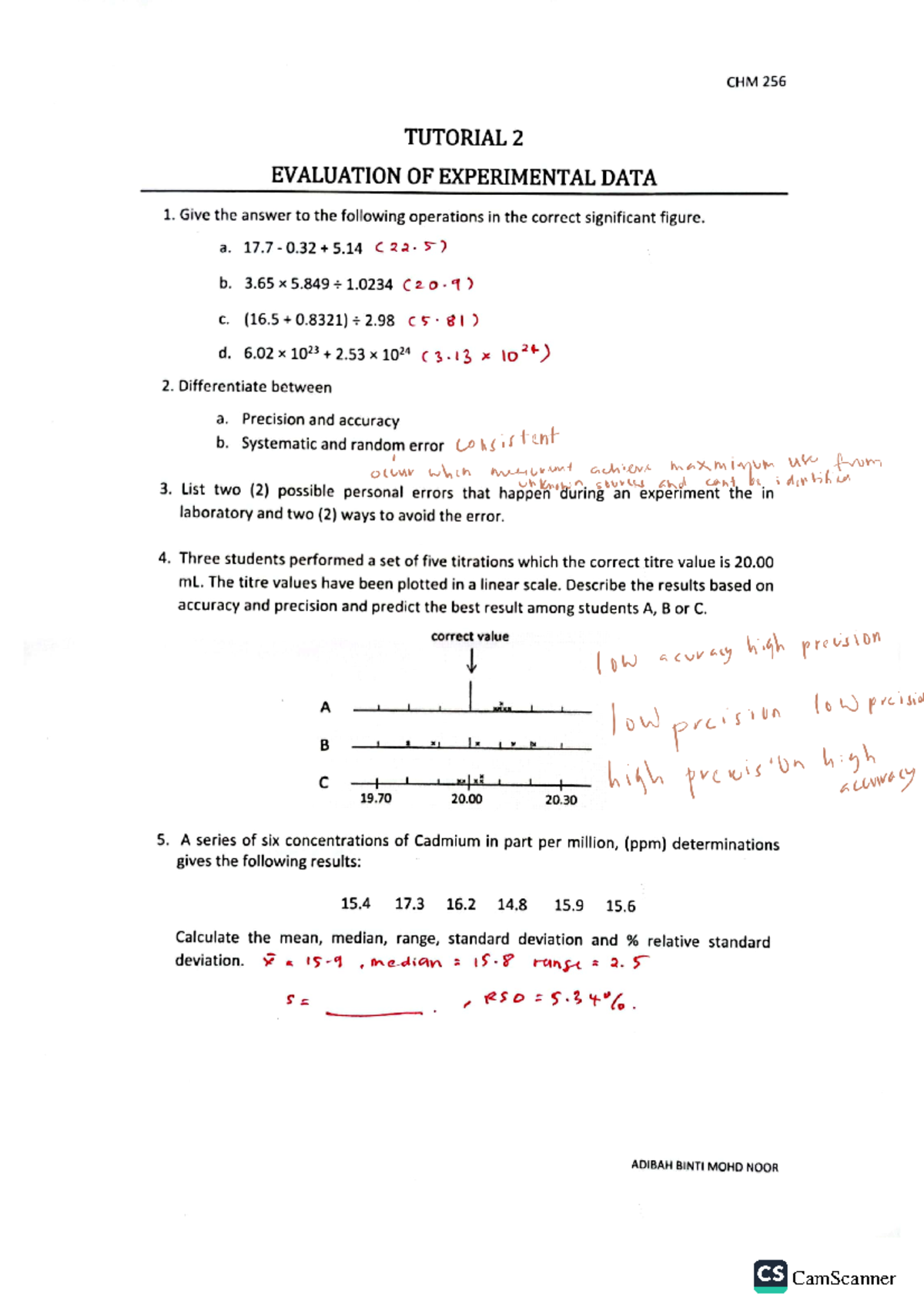 Tutorial 2 Answers for CamScanner Usage - Studocu