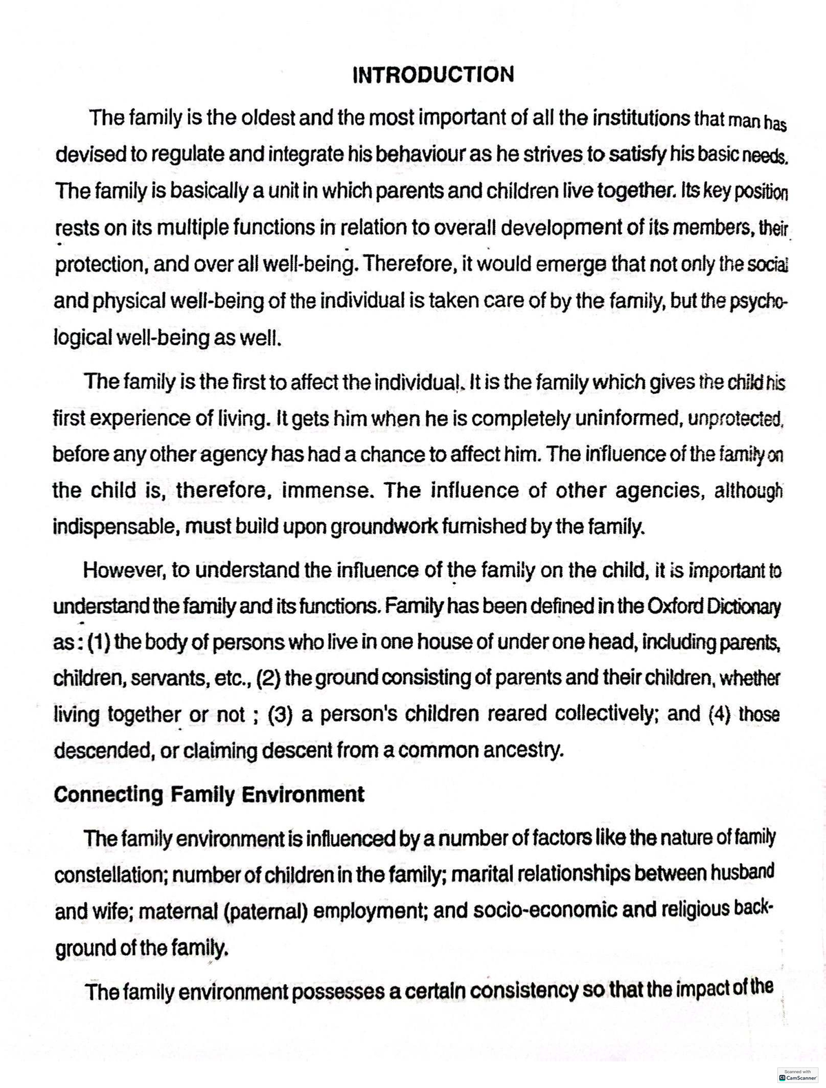 Family Environment Scale (FES): Scoring and Interpretation Guide - Studocu