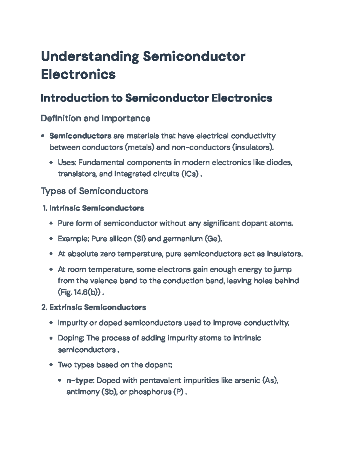 Semiconductor Electronics: Understanding Diodes and p-n Junctions ...