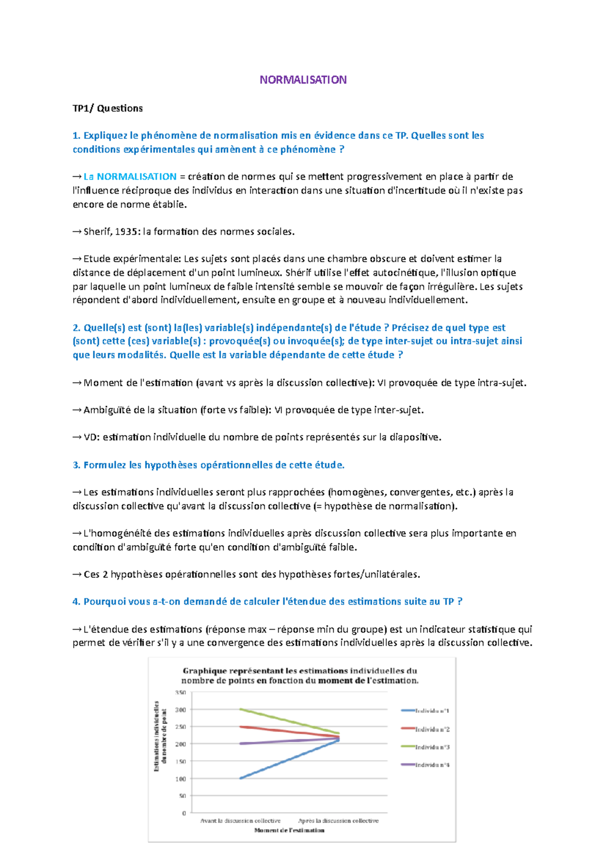 02. La normalisation - Cours de statistiques en psychologie sociale (TD ...