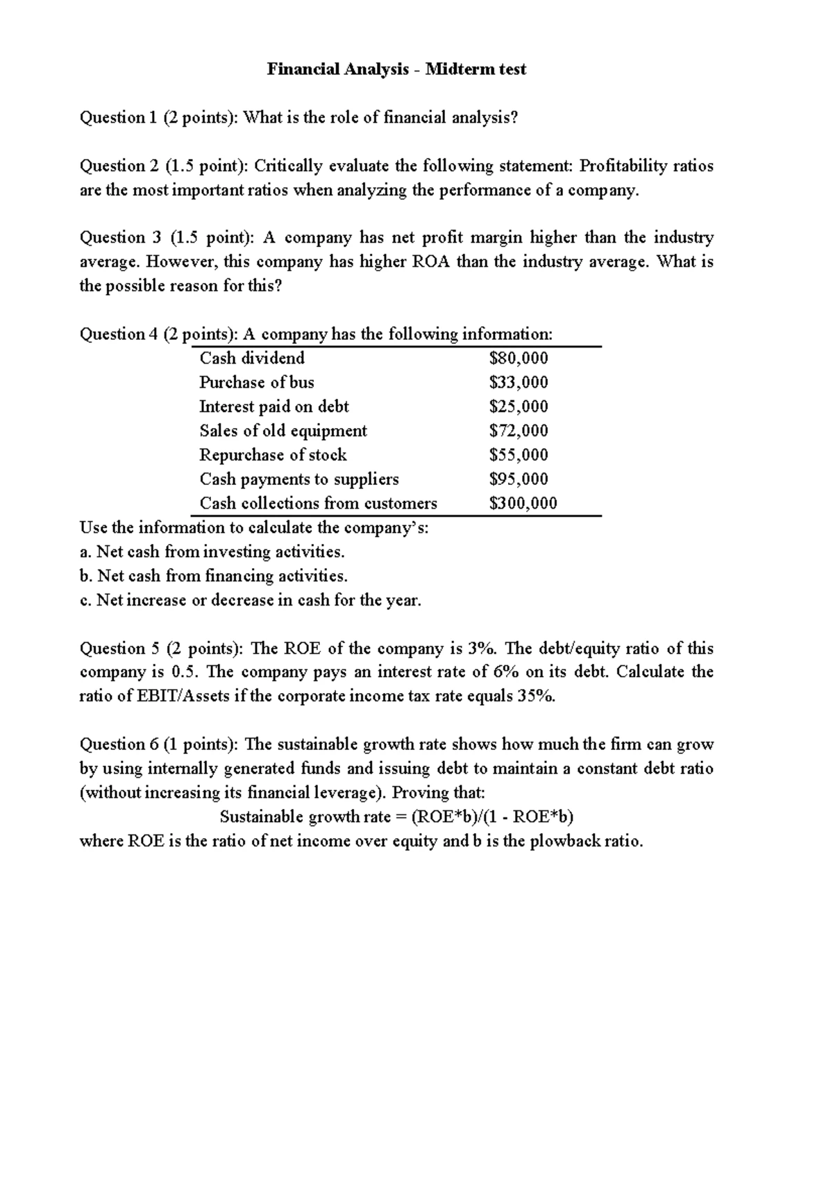 Chapter 1: Introduction to Financial Analysis Techniques - Studocu