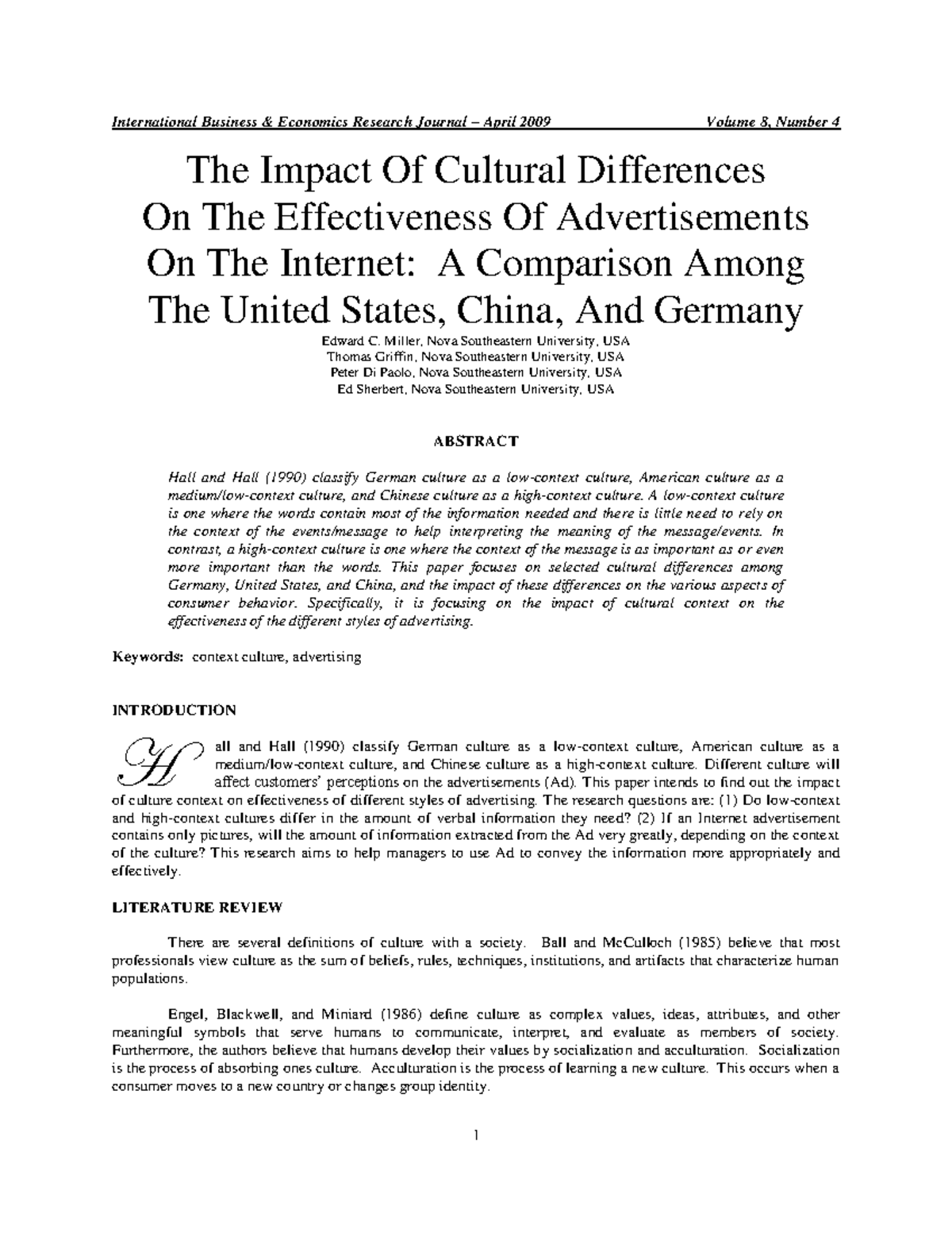 The Impact of Cultural Differences on Advertising Effectiveness: A ...