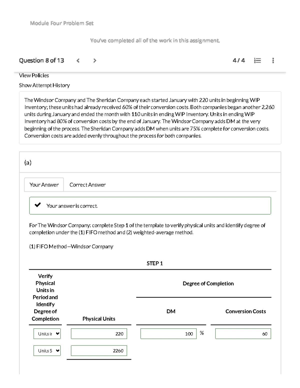 Module 4 Problem Set: Cost Classification Analysis for Riverbed Co ...