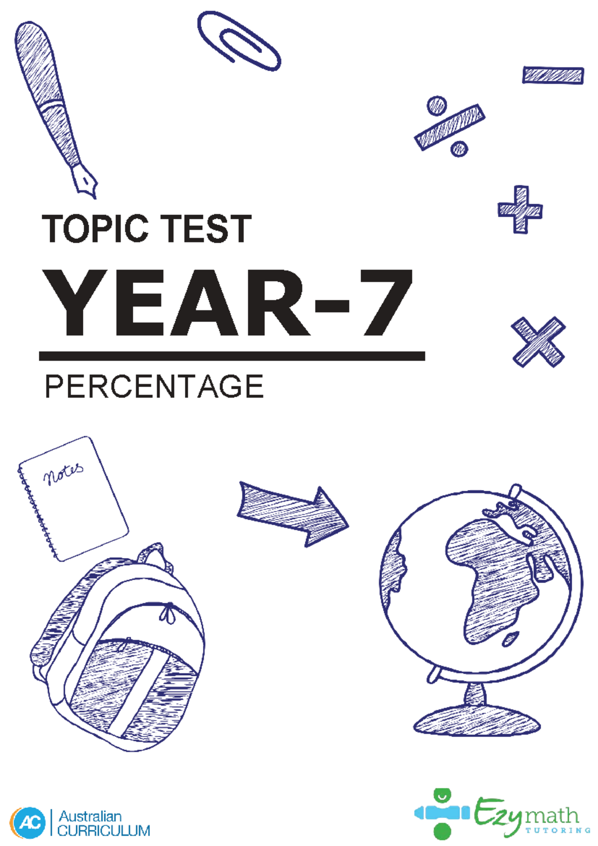 Year 7 Maths Test - Percentage Questions (50 min) - Studocu