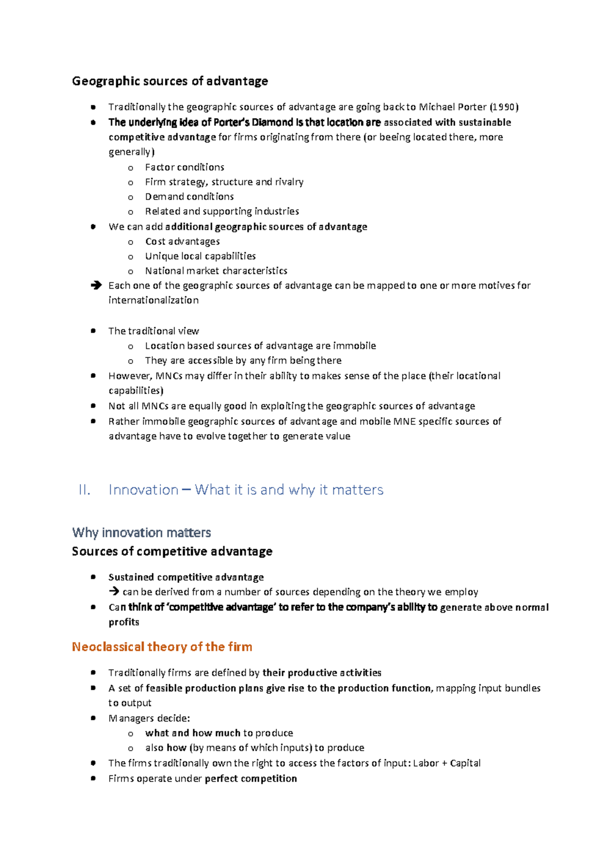 Summary of International Innovation Management Concepts Chapter 2 - Studocu