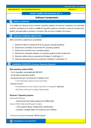 Fundamentals of Computing 1 Module 4: Selection Structures - PangSU ...