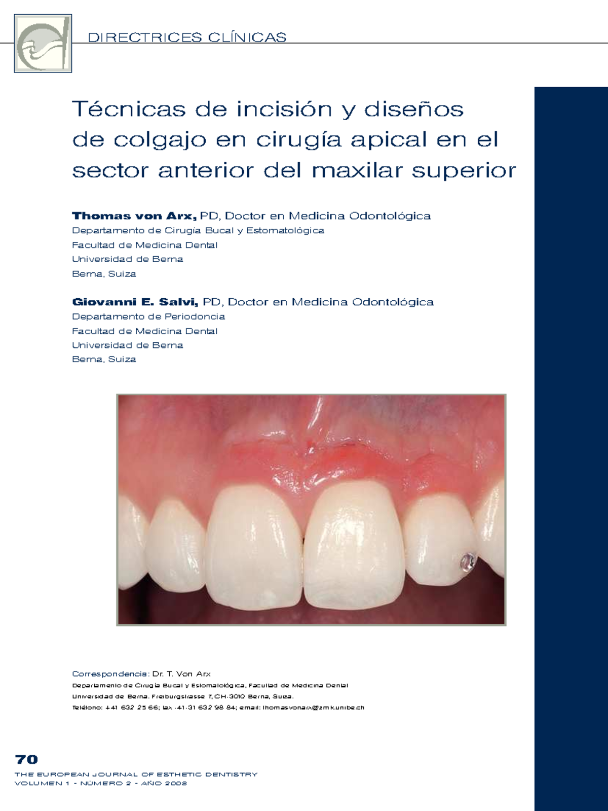 Técnicas de Incisión y Diseño de Colgajo en Cirugía Apical (DENT 101 ...