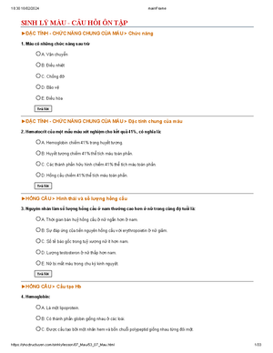 [Solved] Hy nu cc k thut xt nghim di truyn phn t m em bit Vai tr ca cc ...