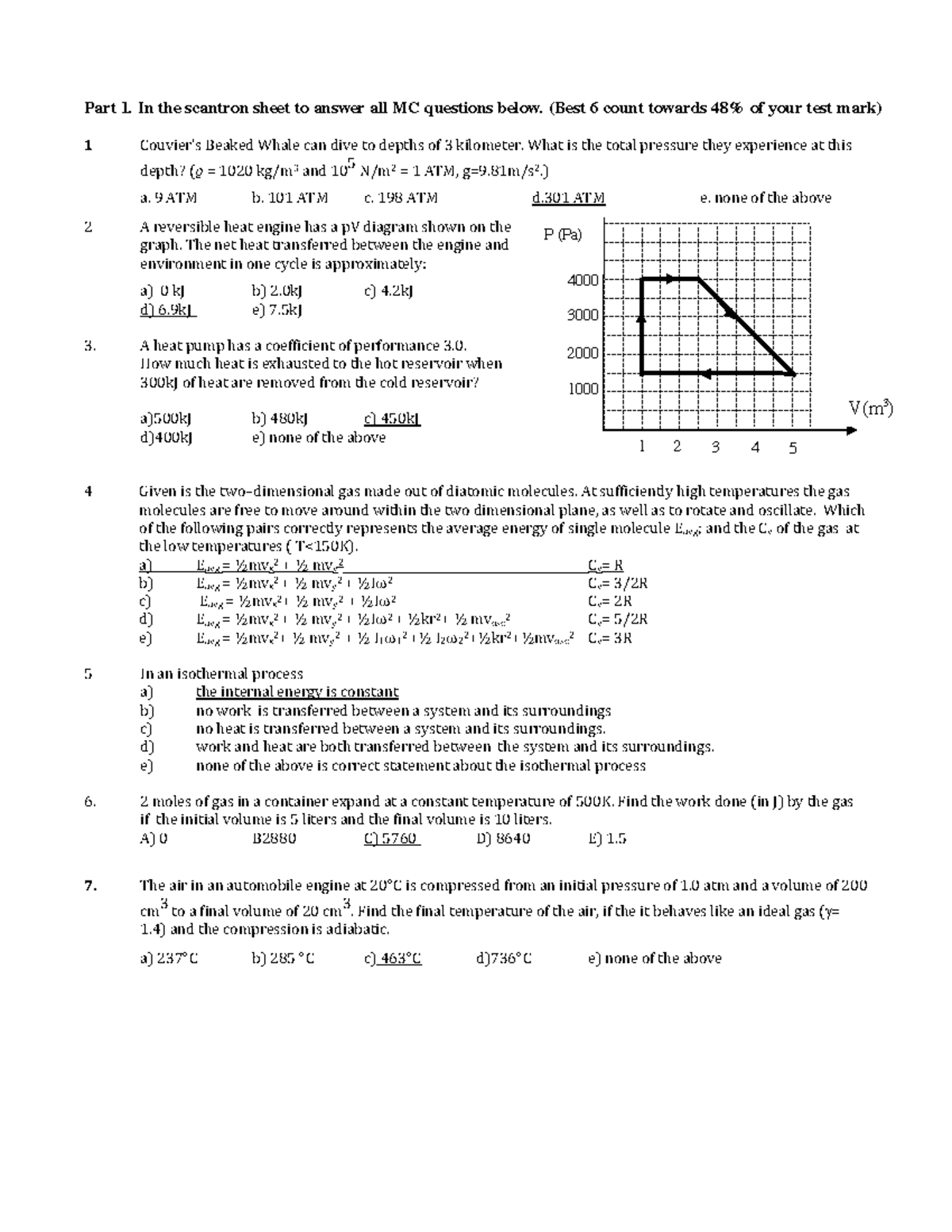 Midterm Exam Q&A – Physics 101 – October 2017 - Studocu