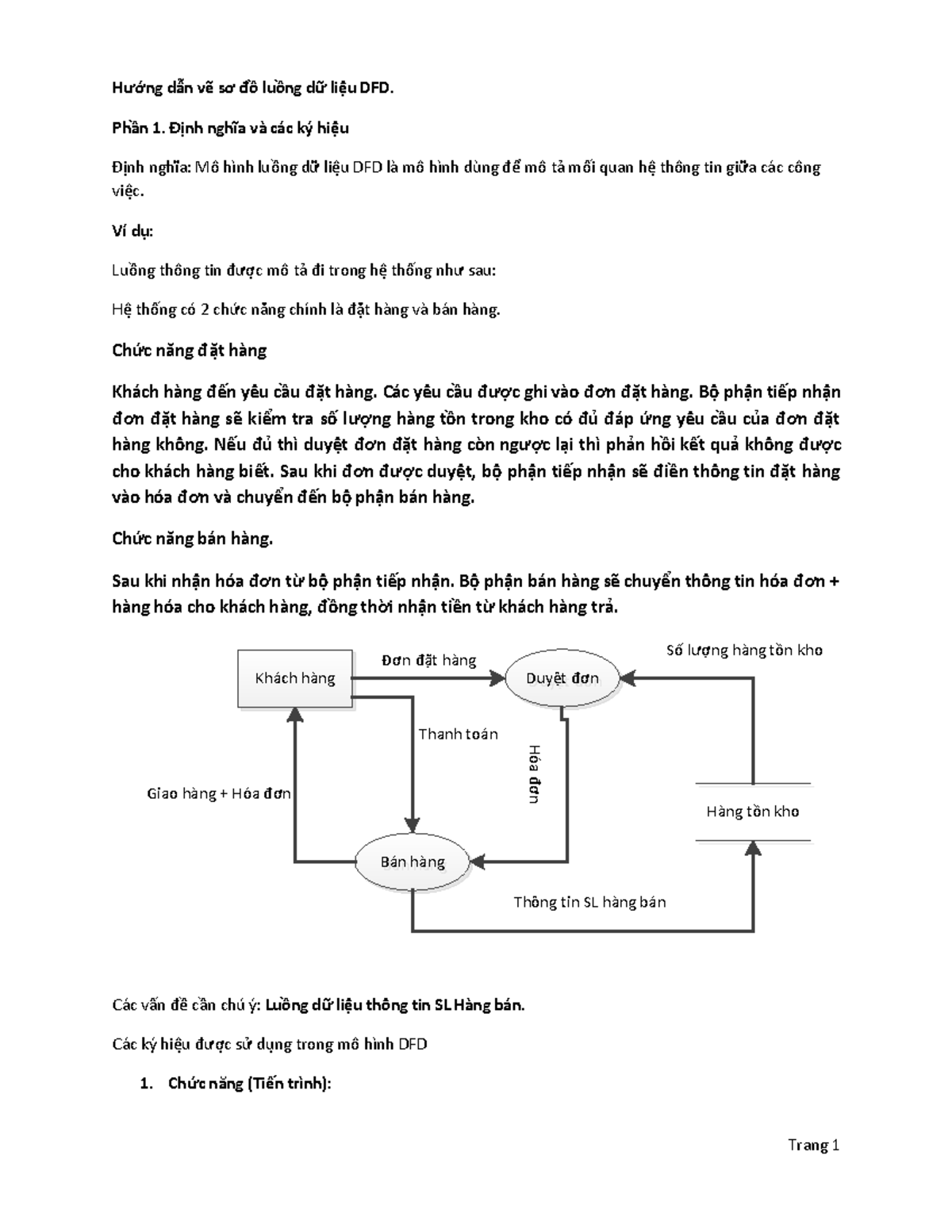 Hướng Dẫn Vẽ Sơ Đồ Luồng Dữ Liệu DFD: Các Bước và Ký Hiệu - Studocu