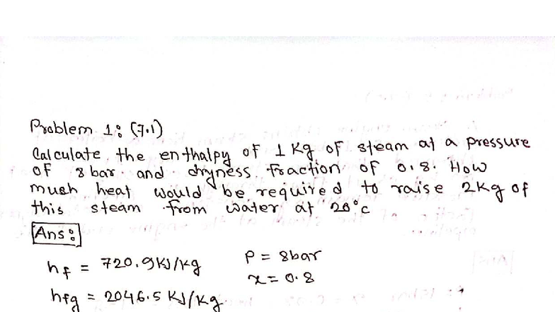 ME 101: Enthalpy Calculations and Boiler Efficiency Problems - Studocu