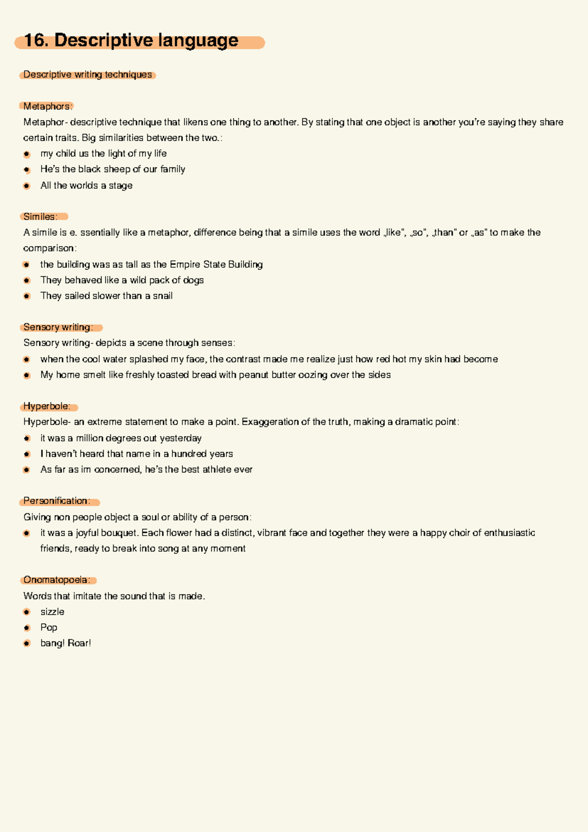 16. Communication: Descriptive Language Techniques and Examples ...