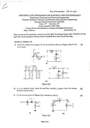 Electronics Class Lecture - Introduction to Analog and Digital ...