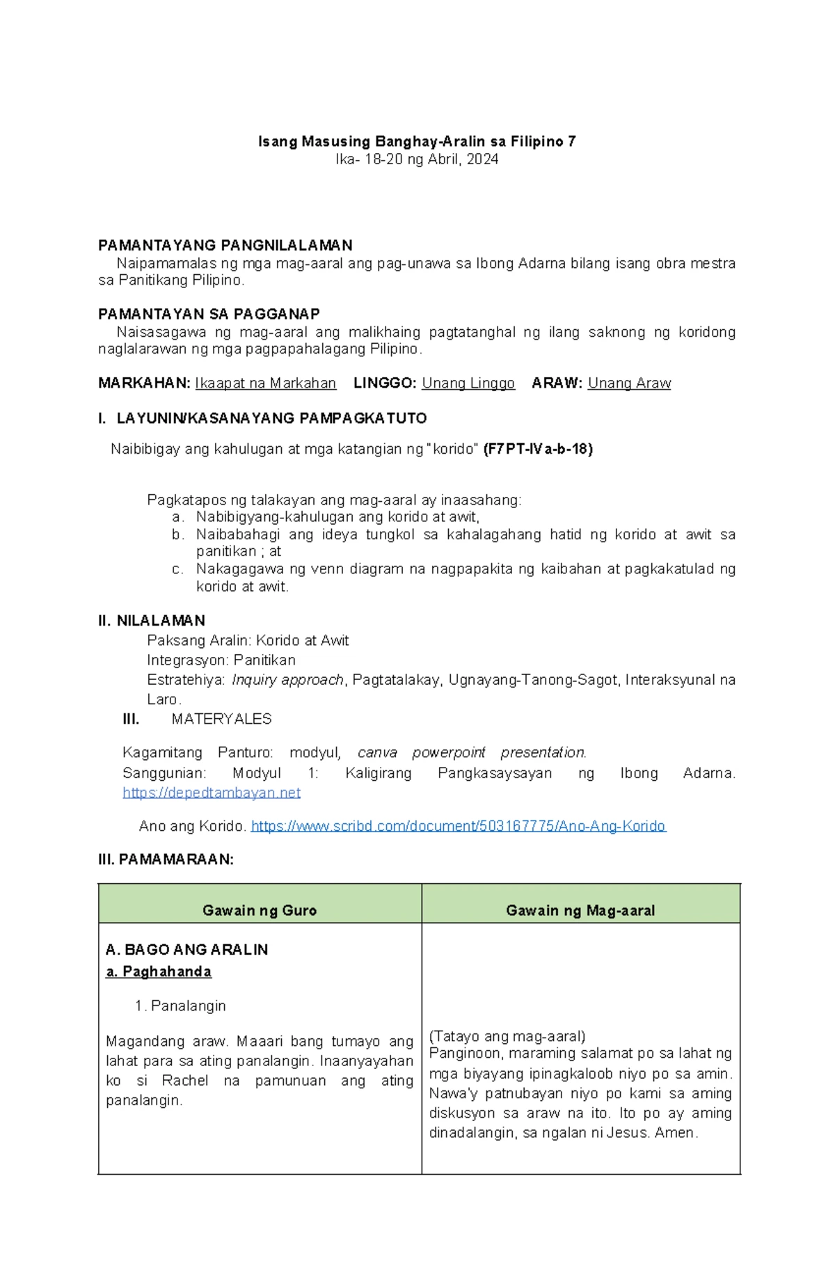 Repleksyon sa fpl reflection paper in filipino repleksyon ni