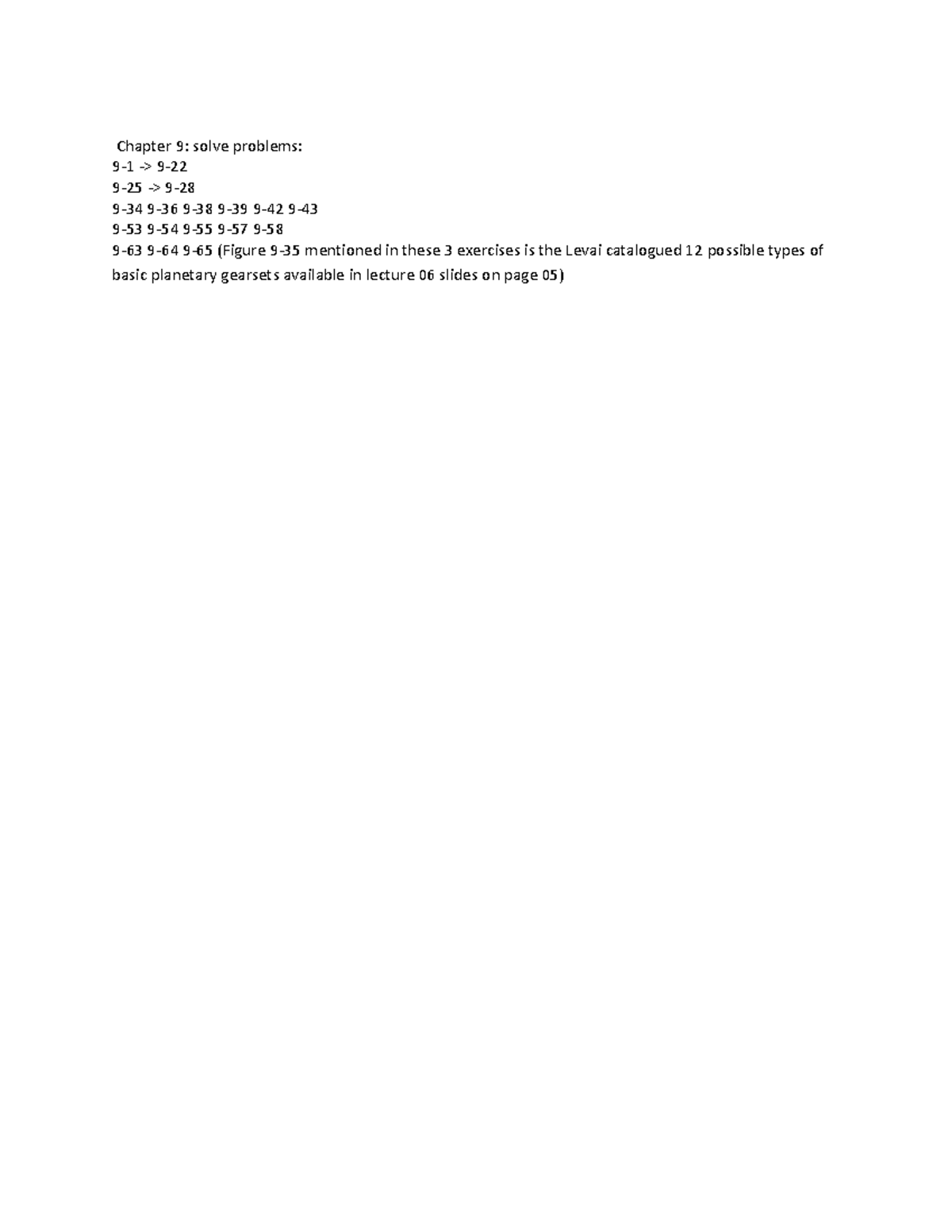 Gears & Data Analysis: Numerical Problems from Chapter 9 - ME 101 - Studocu
