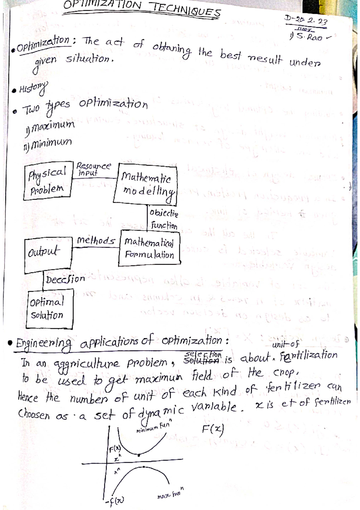 OT - Optimization Techniques Overview and Applications in Engineering ...